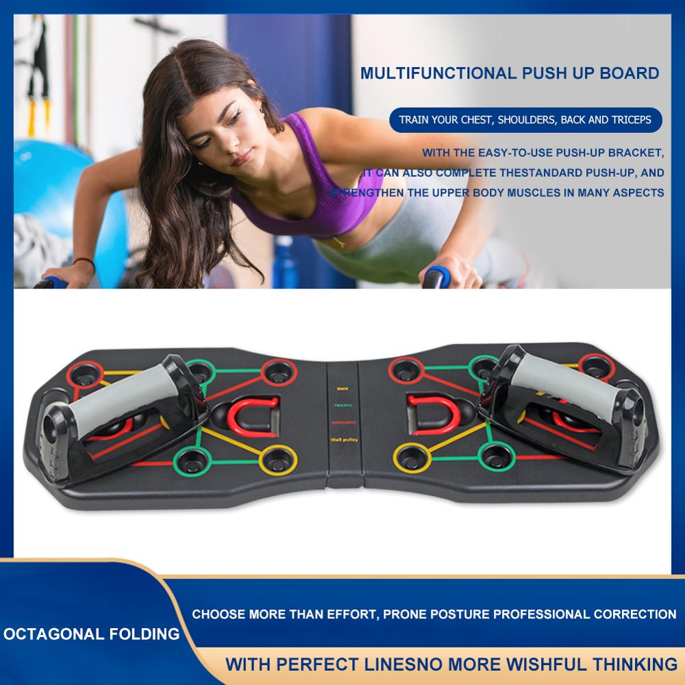 Multi-function Body Building Workout Exercise Push Up Stand Abdominal Chest Muscle Triceps Trainer Board Fitness Equipment