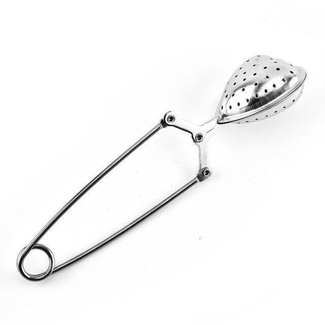 Heart Shape Stainless Steel Tea Infuser Sphere Mesh Tea Ball Bulk Tea Filter Diffuser Handle Seasoning Strainer Teapot Gadgets: Loves haped
