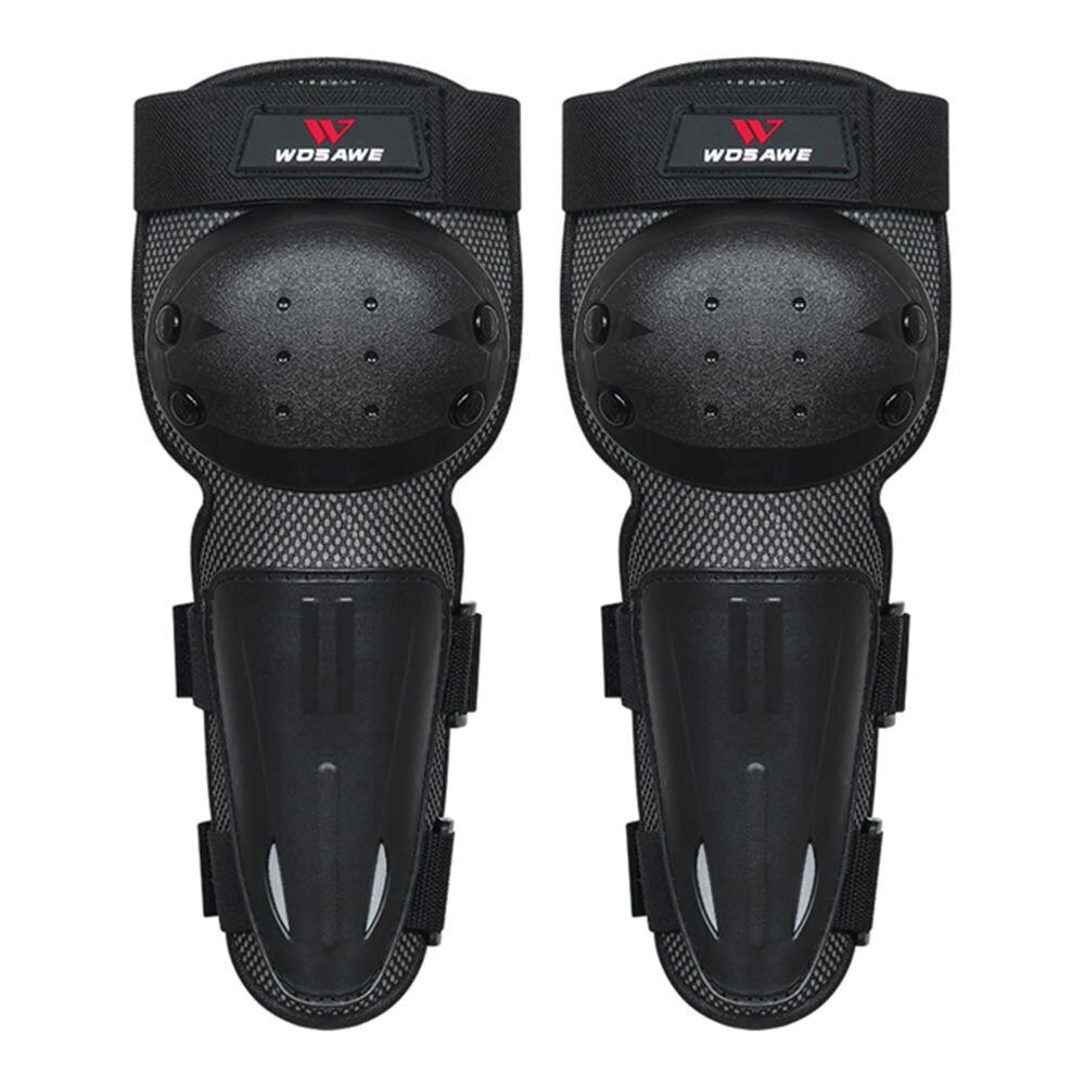 WOSAWE Kids Protective Ski Snowboard Back Body Protection Bandage Protector Jackets MTB Bike Bicycle Skateboard Motorcycle Armor: black knee pads