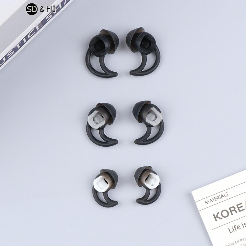 Embouts d'écouteurs de remplacement en silicone pour Bose, QC20, QC30, SIE2, IE3, écouteurs sans fil Soundsport, suppression du bruit, embouts d'oreille, 3 paires: Rouge