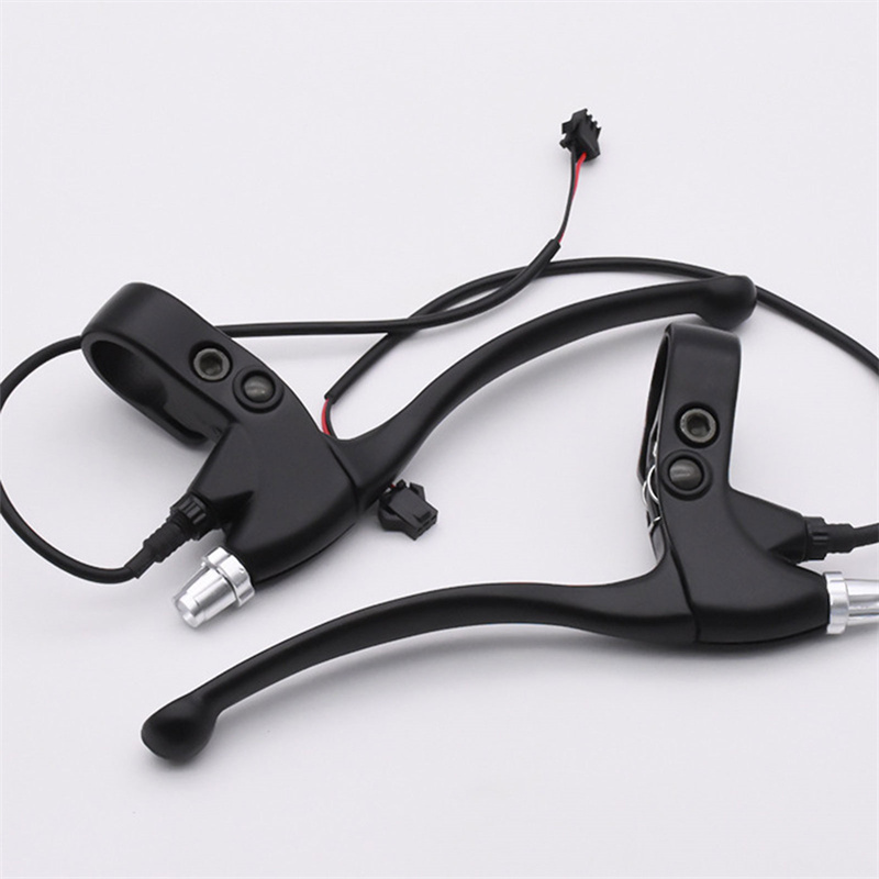 1 paire de leviers de frein arrière de vélo électrique, poignée de frein de vélo électrique, accessoire de vélo, outils de frein d'équitation