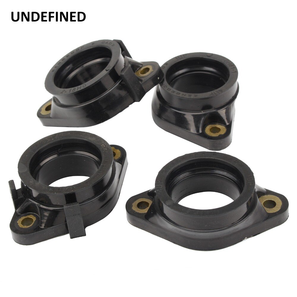 4 pcs Motorcycles Carburetor Intake Manifold Joint Boots Set for Suzuki GSF1250 Bandit GSX1250 2007 - UNDEFINED