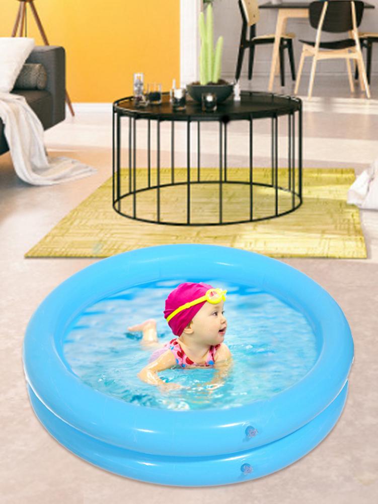 Oppustelig swimmingpool tyk soppebassin sommer vandlegetøj festforsyning til baby børn voksen slidstærk nem at bruge
