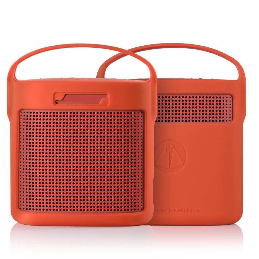 Waterdichte Luidspreker Case Cover Voor Bose Soundlink Kleur 2 Ii Voor Bose Kleur Ii Speaker Outdoor Silica Case Cover: coral red