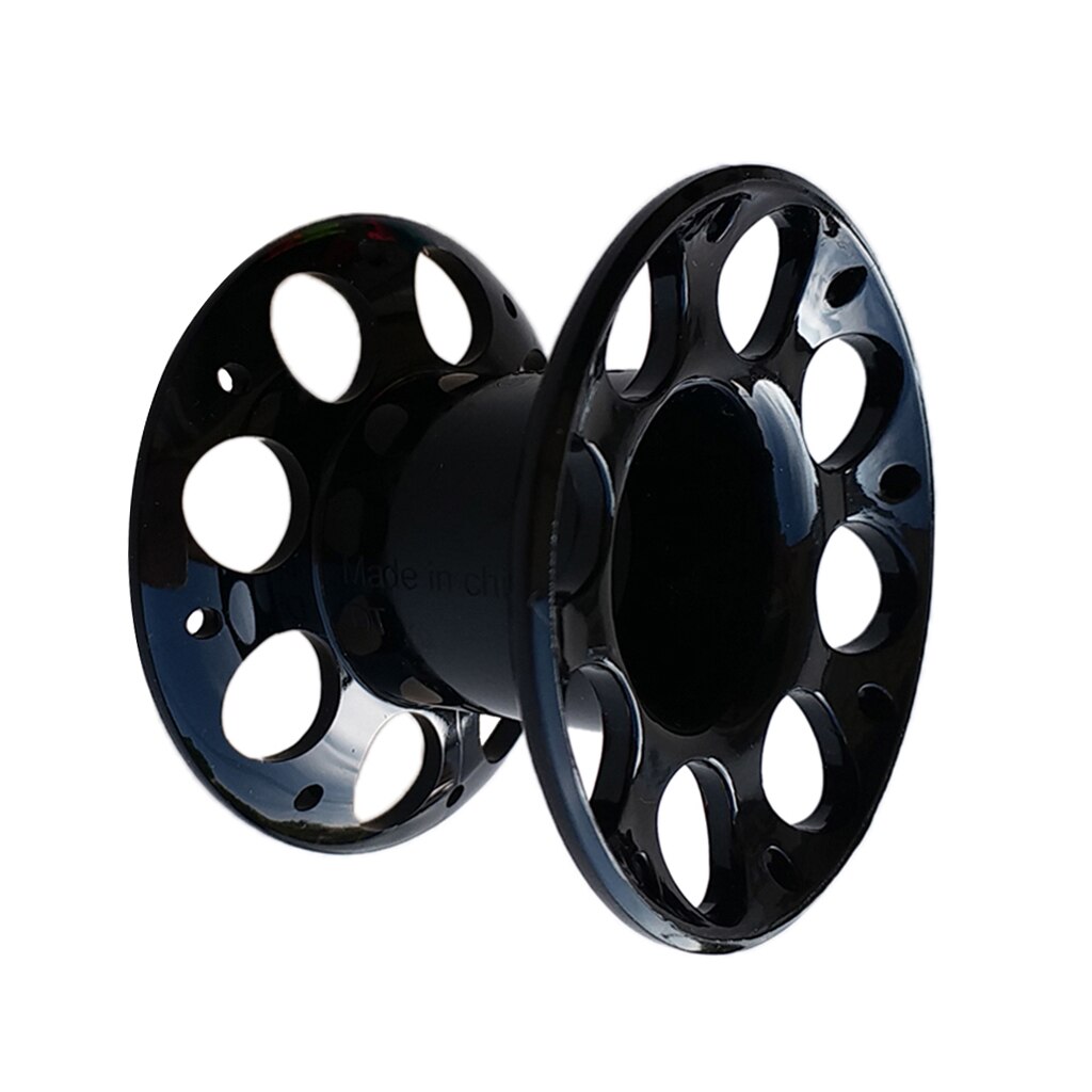 6 x 4.3 cm Snorkeling Line Guide Spool Reel Holder for Free Tech Diving Dive for Under 18 Meters: Black