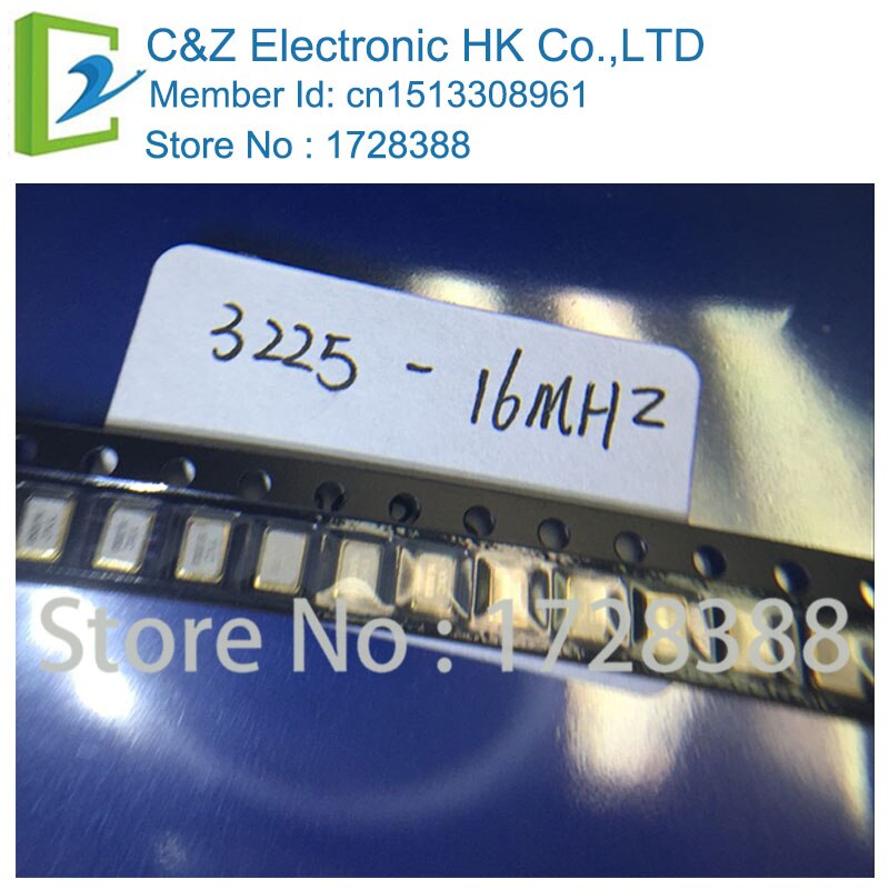 20pcs/lot 49SMD 16.000MHz 16MHz Passive crystal oscillator SMD In Stock