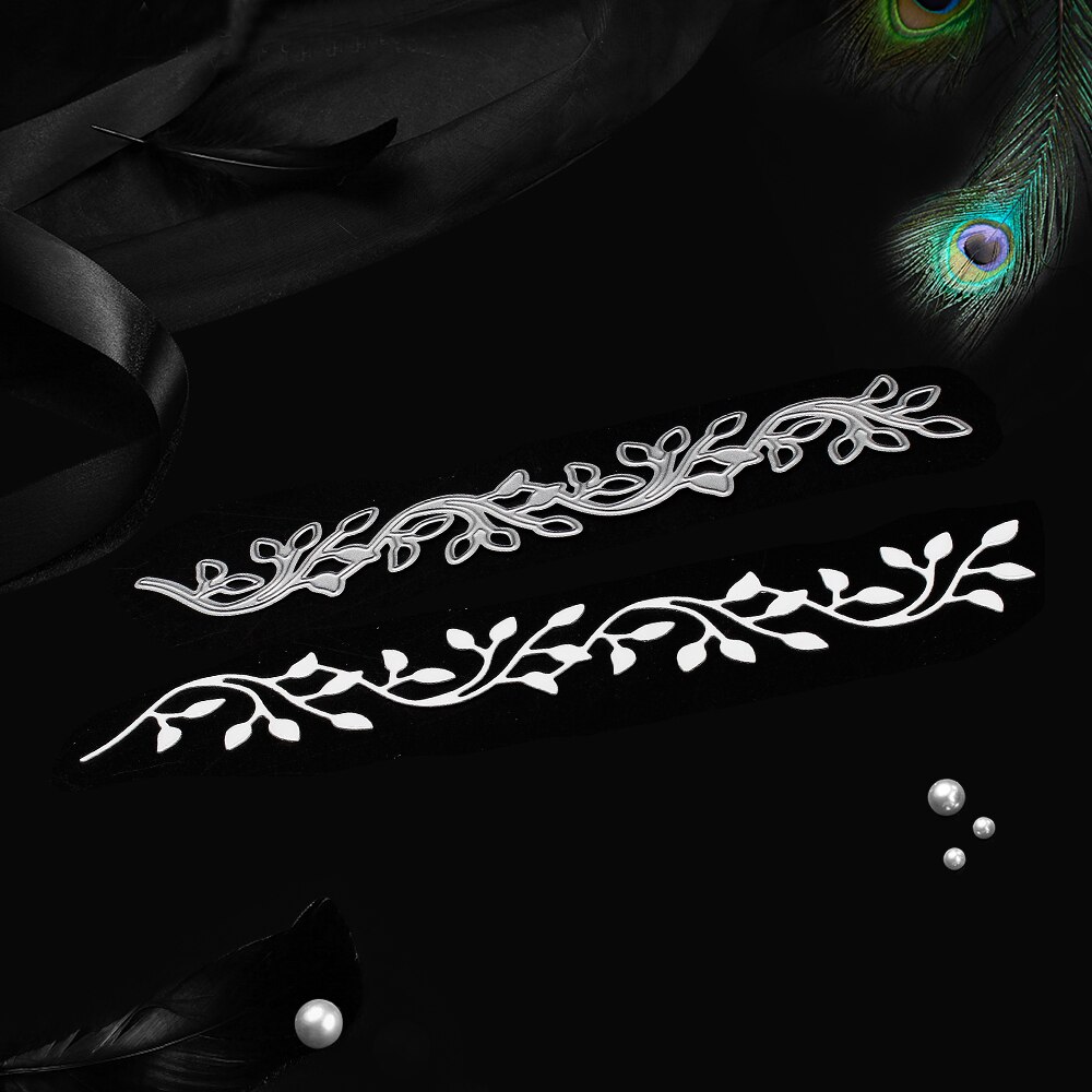 Kant Bladeren Decor Metalen Stansmessen Stencil Scrapbooking Embossing Album Stempel Papieren Kaart Diy Embossing Stencils