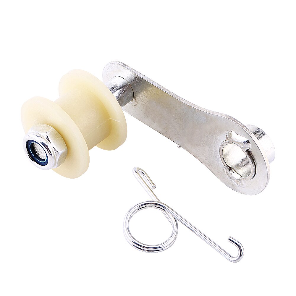 Tensor de cadena, ajustador de tensión, Compatible con rodillo guía Metal, plástico, se muestra con ajuste para la mayoría de la suciedad, moto, bicicleta, ATV