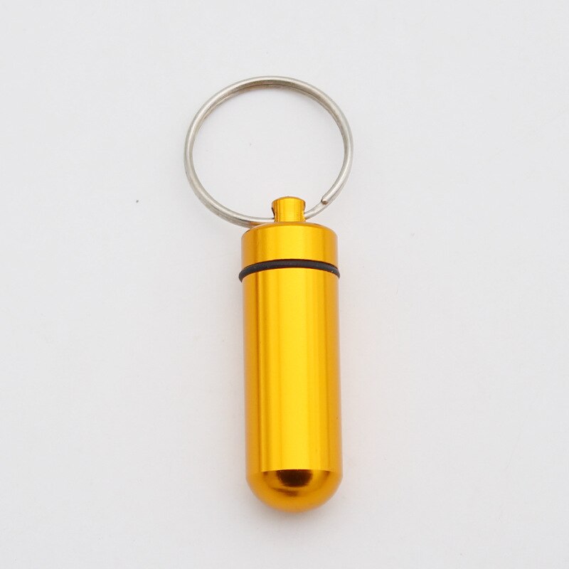 Sigarettendoosje Sleutelhanger (2 stuks), Metalen Sigarettendoos Waterdicht Zakje, Aluminium Mini Sigarettenhouder voor Mannen Vrouwen Ronde Zakdoos