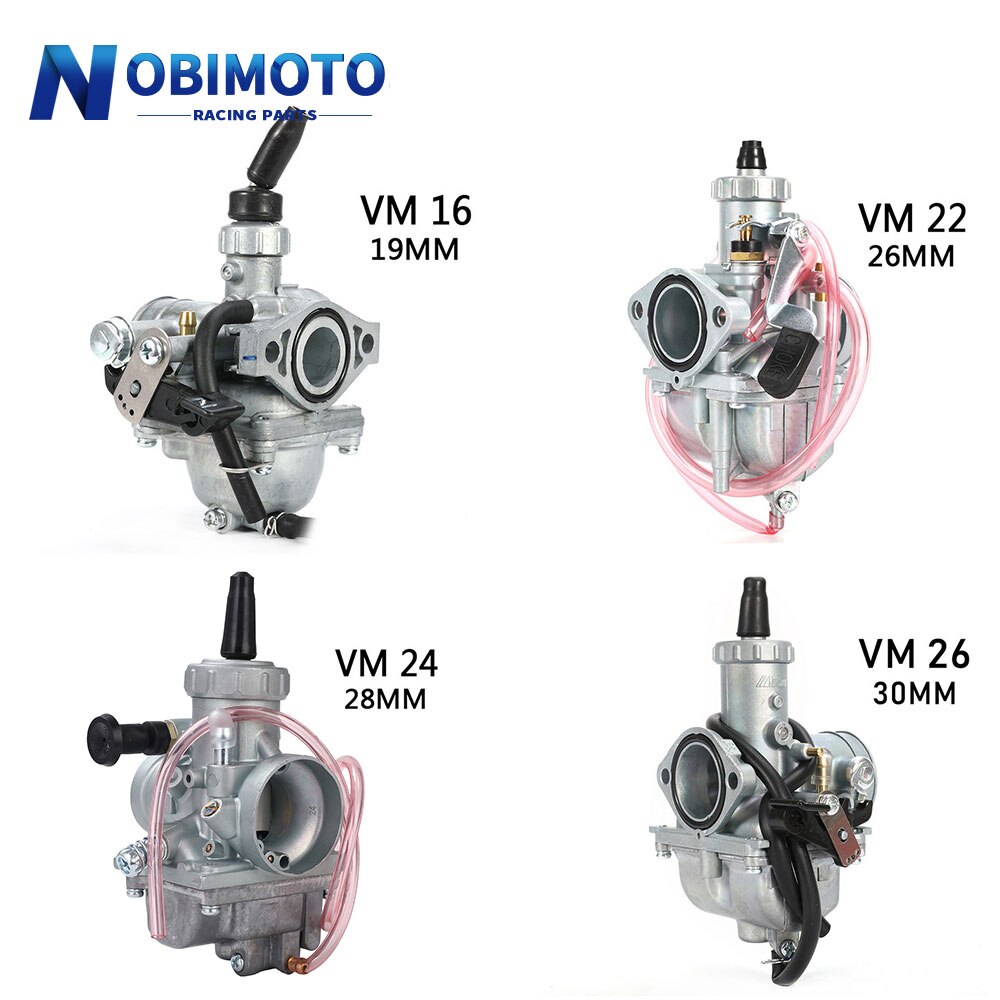 Carburatore Mikuni VM16 22 millimetri VM22 26 millimetri VM24 28 millimetri VM26 30 millimetri Carburateur per 110cc a 250cc fossa sporco bicicletta ATV Quad Moto