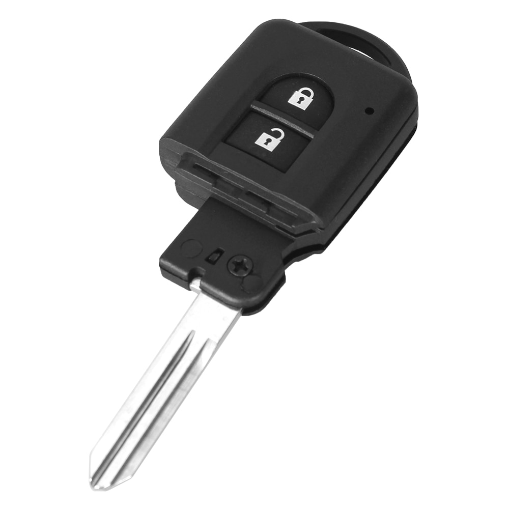KEYYOU For Nissan MICRA Xtrail Broken Cases 2 Buttons Smart Fob Case Remote Car Key Shell Fob Replacement