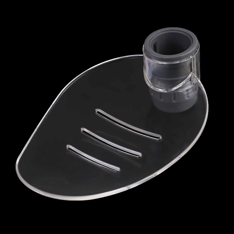Verstelbare abs zeepbakhouder, douchestang, badkamergadget, zeeppallet, douchestang, glijstang, douchestang, zeepbakdoos