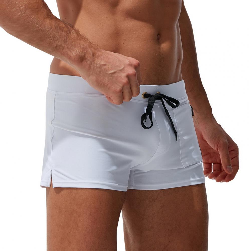 Bañadores de verano para hombre, pantalones cortos de Surf con cordón, cómodos, ligeros, buena piel al tacto, para playa