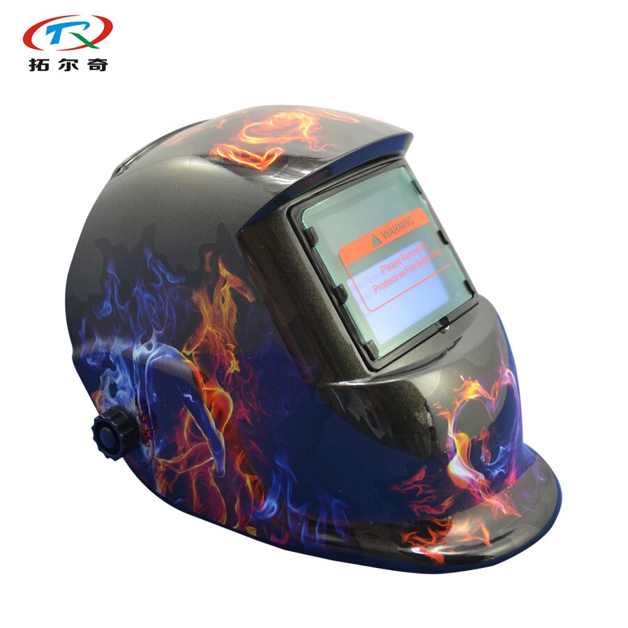 black tig welding mask PP auto darkening welding helmet Brand Skull Solder Full Automatic Solar and Battery Supply HD11(2200DE)