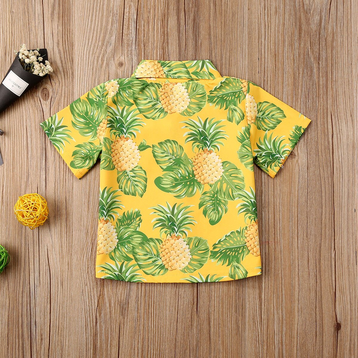 6M-5Years Short Sleeve Shirts for Toddler Kids Baby Boy Printed Tops summer beachwear