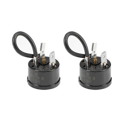 Protector Térmico de sobrecarga para refrigerador, reemplazo de compresor de 250W, 1/3HP, 2 uds.