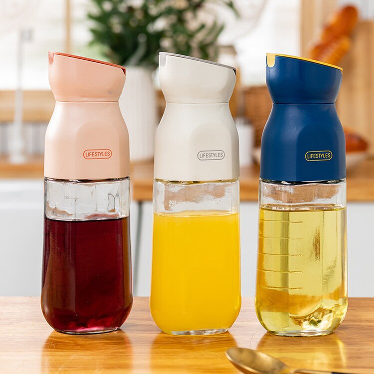 Olie Fles Universele Fles Lekvrije Automatische Zwaartekracht Opening Keuken Huishoudelijke Sojasaus Azijn Kruiden Keuken Gadgets