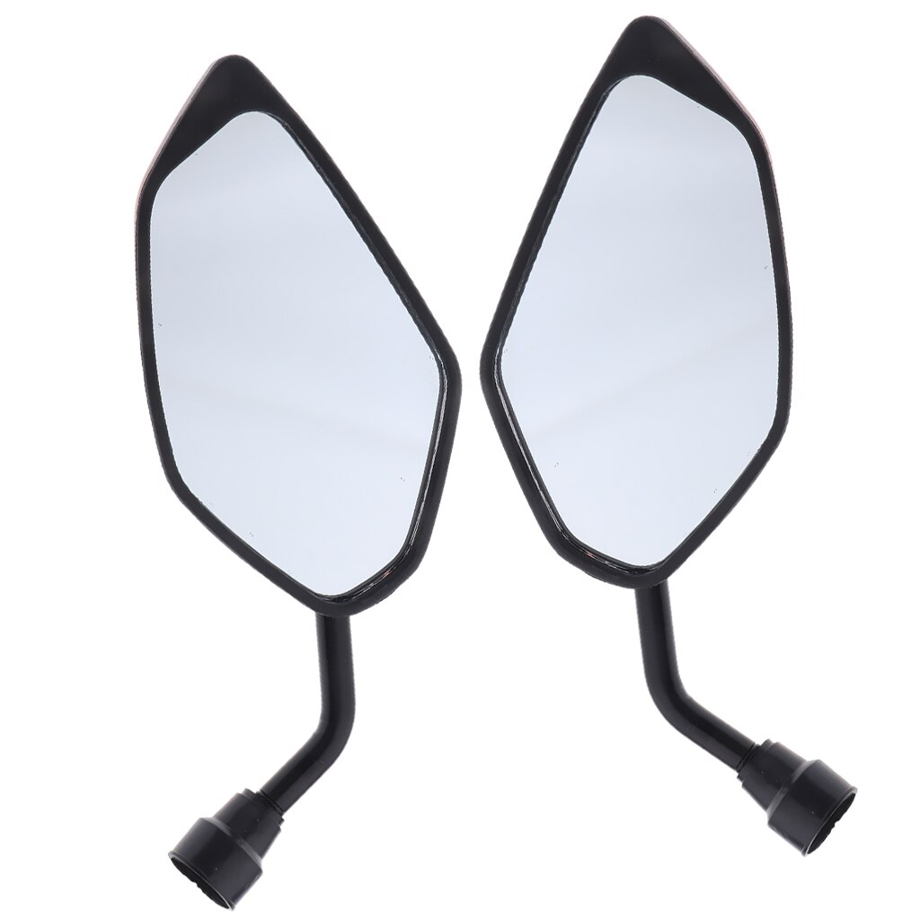 Motocicleta Universal, ciclomotor Dirt Bike ATV, escúter 10mm, espejo retrovisor lateral (1 par): Purple