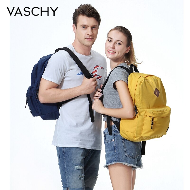 VASCHY hommes femmes sac à dos collège lycée sacs pour adolescent garçon filles voyage sacs à dos Mochila sacs à dos