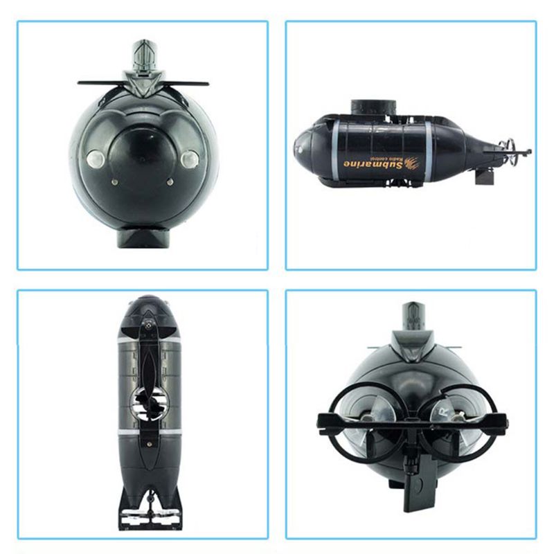 Electric Simulation Mini Submarine Model Rechargeable Six-channel Nuclear Submarine Wireless Remote Control Water Toy