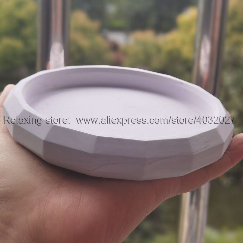 Bandeja de hormigón para perro, moldes de silicona, caja de almacenamiento de cemento y Luna, decoración del hogar, bandeja de exhibición de joyería de yeso, molde de resina epoxi