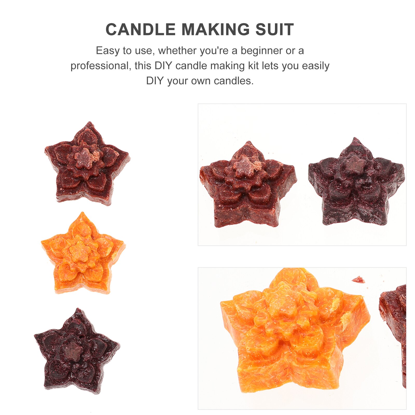 1 Set Soy Candle Making Supplies DIY Make Your Own Scented Candle Set