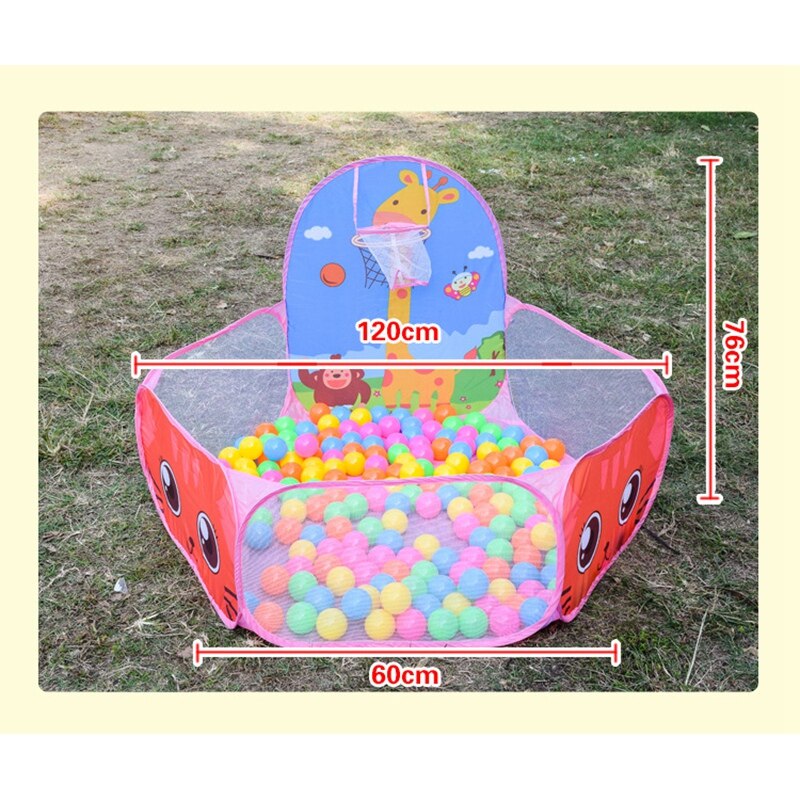 Pliable dessin animé en plein air tipi enfants enfants océan balle piscine bébé tente balle panier jouets de jeu jouet éducatif