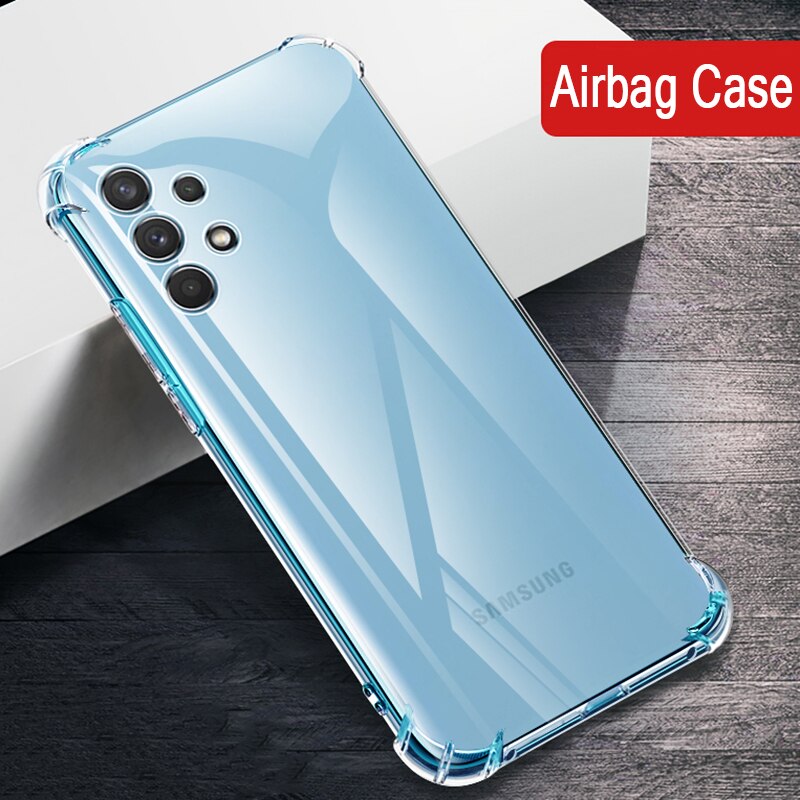 Stoßfeste silikon-airbag-hülle für samsung Galaxis  a32, 4g  a30 a30s a31 a32 m30 m30s m31 m31s a 32 5g m 30, 30s, 31 s, weiche schutzhülle