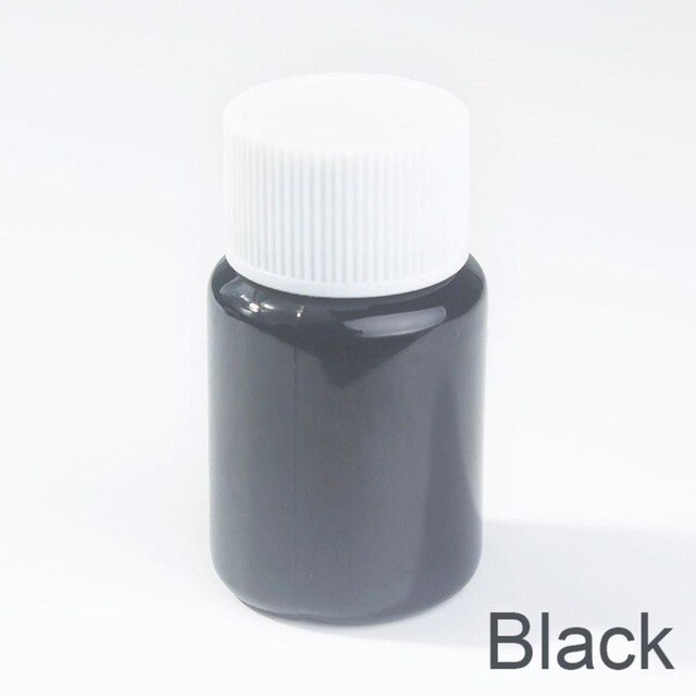 Universal Leather Repair Tool 20ml Car Seat Sofa Coats Holes Scratch Cracks No Heat Liquid Leather Vinyl Repair Kit: Black