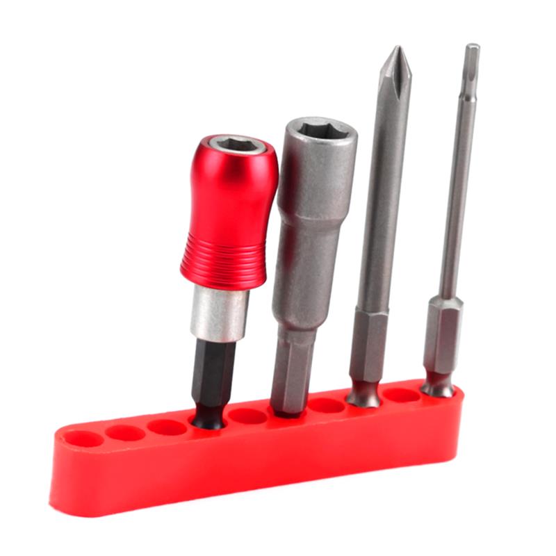 5pcs Hex Bit Organizer Case 11/15 Holes Block Extension Storage Neat Long Screwdriver Bit Holder Sockets Screwdriver Parts Case