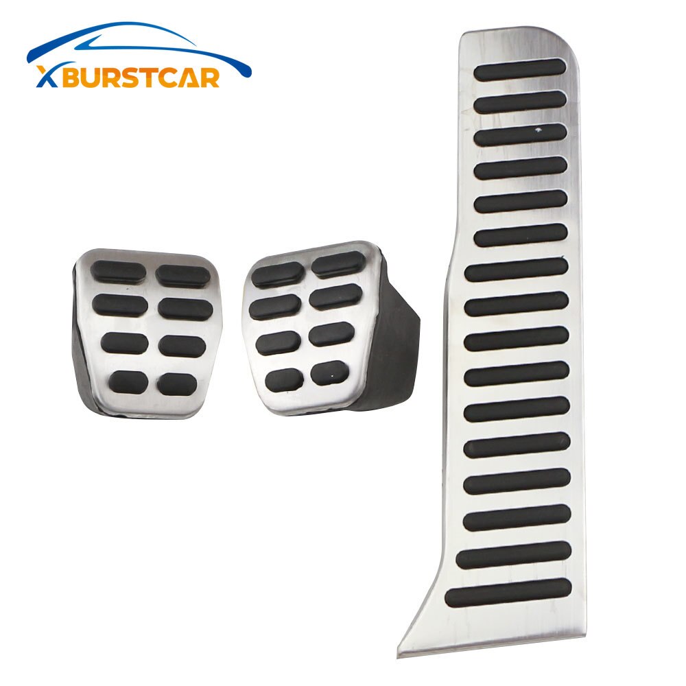 Xburstcar for Volkswagen VW CC Passat B6 B7 R36 R-line for Skoda Superb LHD Car Pedals Cover Stainless Steel AT MT Auto Pedal