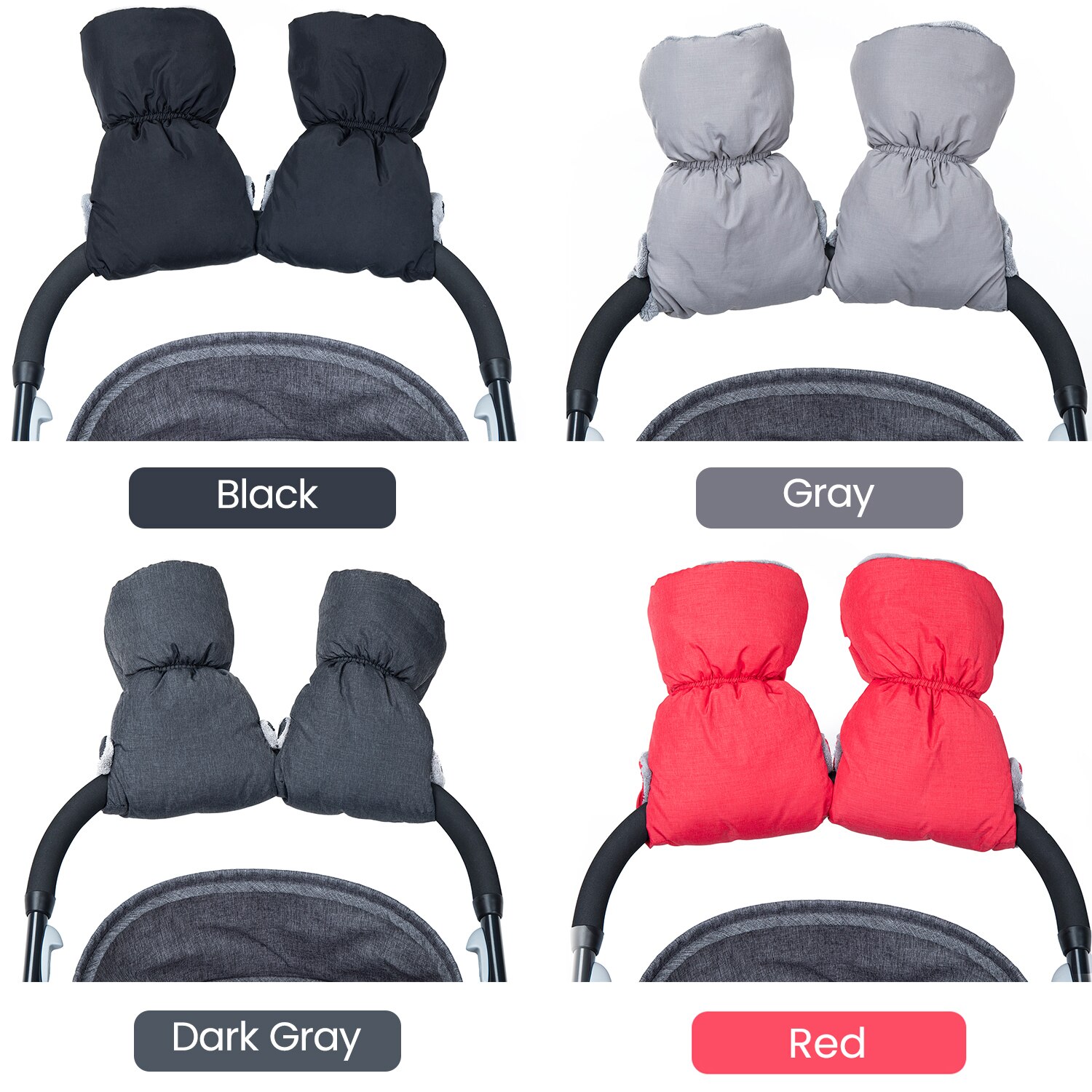 Orzbow-Guantes de cochecito de bebé de invierno para cochecito, a prueba de viento, para madre, cálido, funda de mano, guantes, accesorios de cochecito de bebé