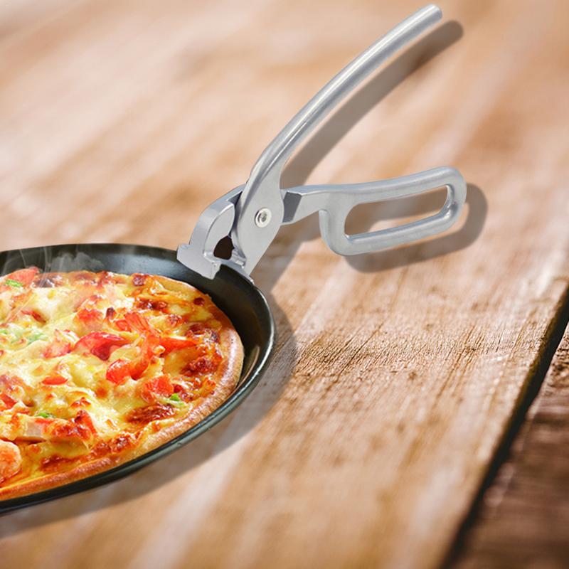 1 stks Aluminium Pizza Clip Voor Pan Pot Warmte Proof Clips Keuken Easy Tools Afdruiprek Lade Anti- verbranden Isolatie Clip