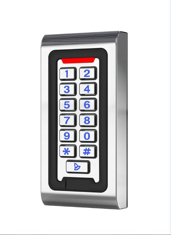 Waterproof outdoor Metal RFID Keypad Door lock Standalone Access Control reader gate opener use: metal keypad