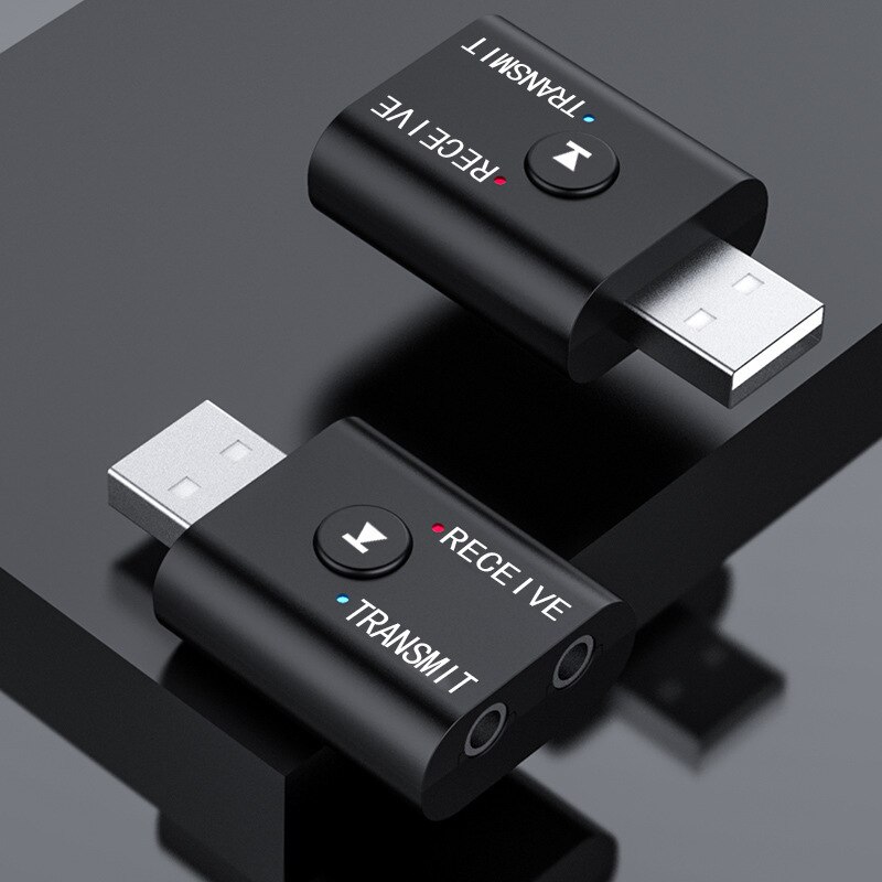 Bluetooth USB Receiving Transmitter 2-in-1 Audio Transmitter Receiver Bluetooth Audio Adapter