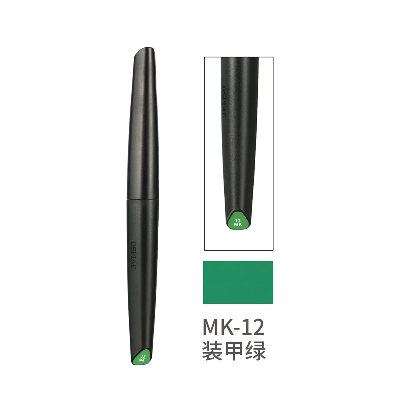 DSPIAE Marker mit weichem Kopf auf Wasserbasis, MK/MKM/MKF-Serie, Basis/Metall/fluoreszierender Farbmarkierungsstift, Pinselmodell-Malstift