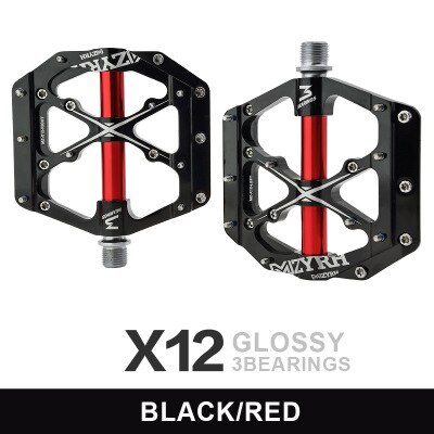 MZYRH mountain bike pedal bicycle pedal aluminum alloy bearing Palin road bike folding car universal cross-border: Fine polishing-5