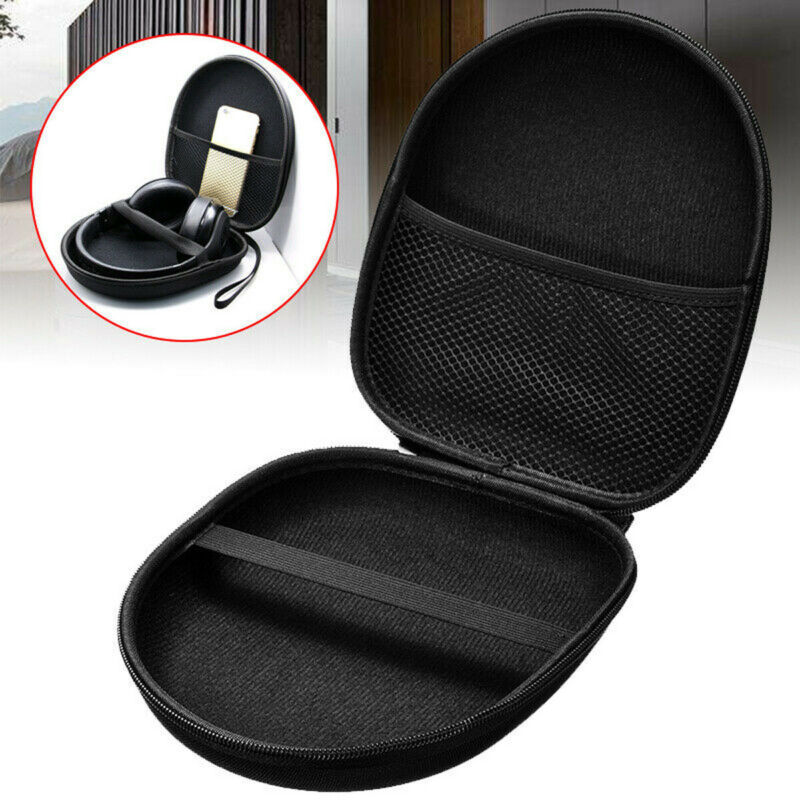 Newest Headphone Protection Carry Hard Case Bag Earphone Headset Storage Zipper Box