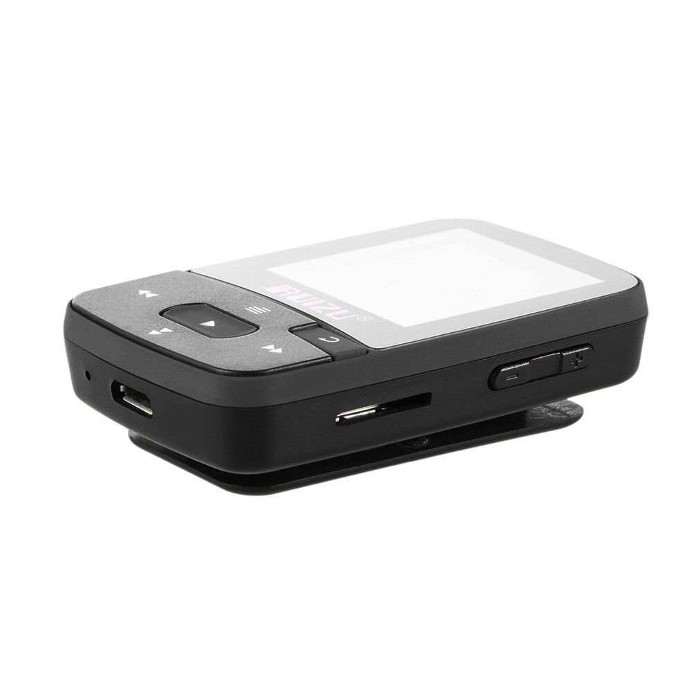 RUIZU X50 8GB 1.5" Bluetooth MP3 Player HiFi Lossless Sound Pedometer FM Radio Recording E-book Time Calendar Music Player