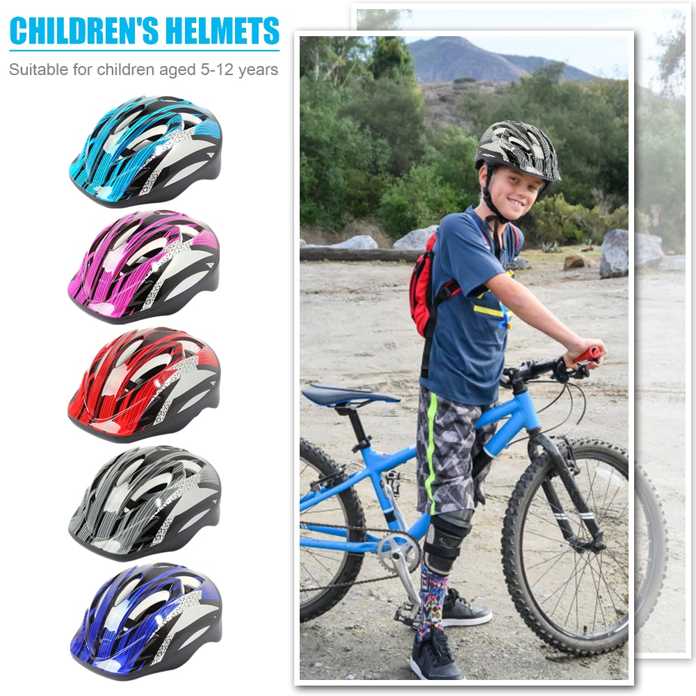 Casque de vélo réglable pour enfants, pour Scooter, Skateboard, patinage à roulettes, équitation, casque de protection de sécurité