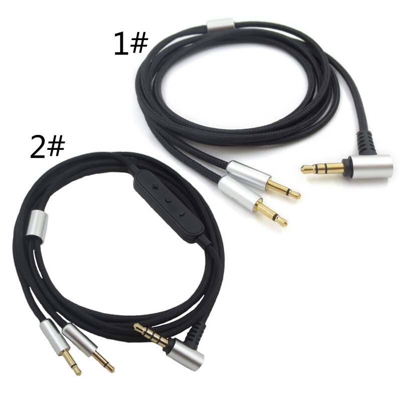 1 Pc Vervanging 3.5Mm Naar 2.5Mm Koptelefoon Kabel Voor Sennheiser HD202 HD477 HD497 Headset Audio Cord Met Tuning functie