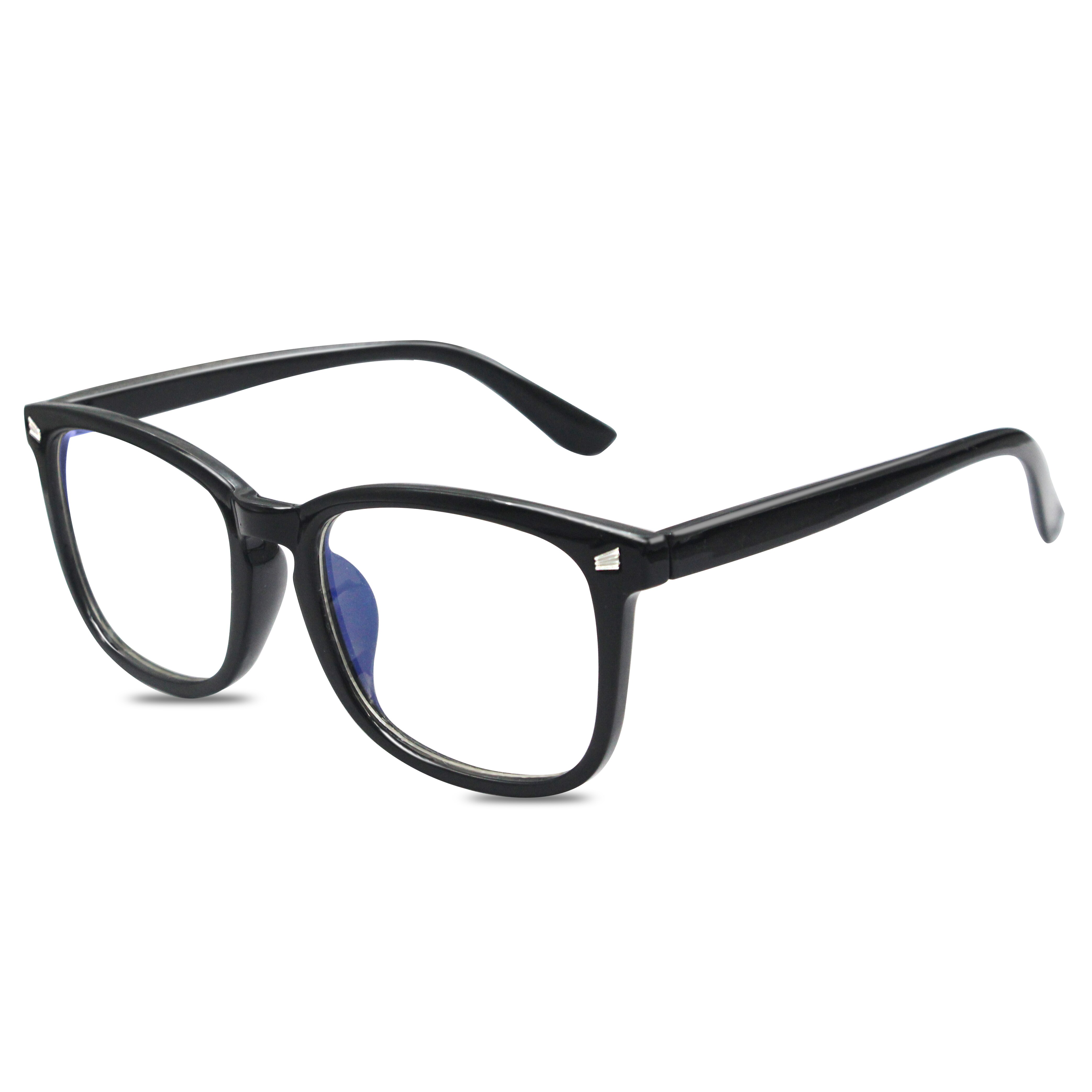 Anti blue light goggles glasses square computer glasses plain glasses full frame glasses for men and women radiation protection