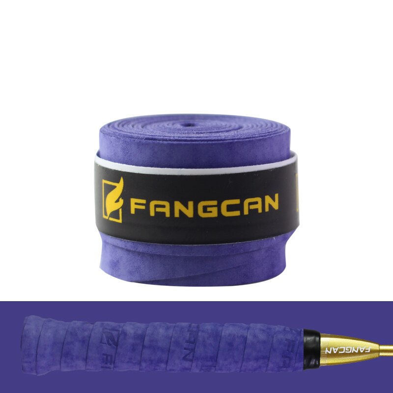 7 teile/los Trockenes Gefühl Tennis Griff Grip Badminton Schläger Über Griffe Griff Grip Stangen Buffed Grain Schweißband Griffbänder: Purple