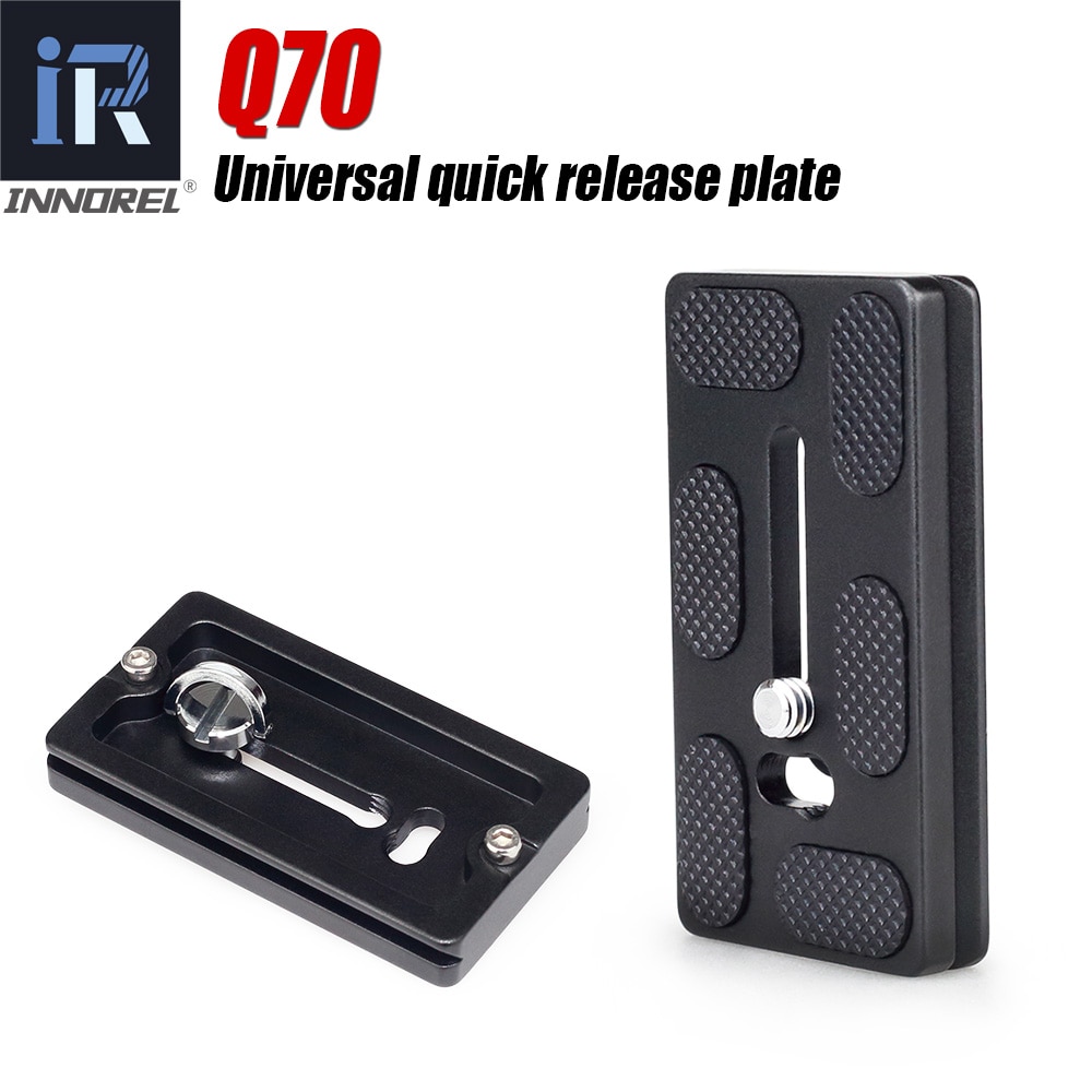 INNOREL Q50/Q60/Q70 Universal Quick Release Plate For Panoramic Tripod Ball Head Compatible With Arca Swiss Spec. QR DSLR Camera