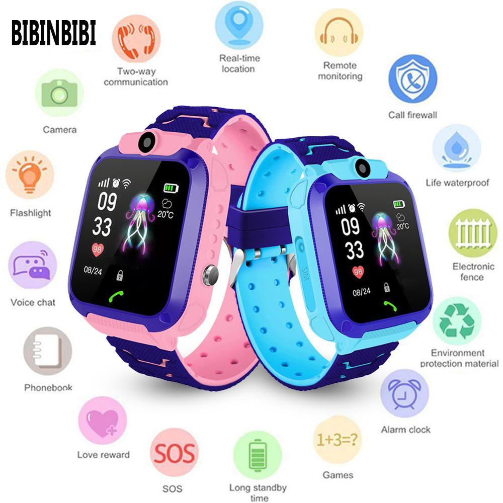Kids Horloges Sos Gps/Lbs Locatie Multifunctionele Smart Watch Waterdichte Smartwatch Voor Kids Voor Ios Android Kids Smart Watch