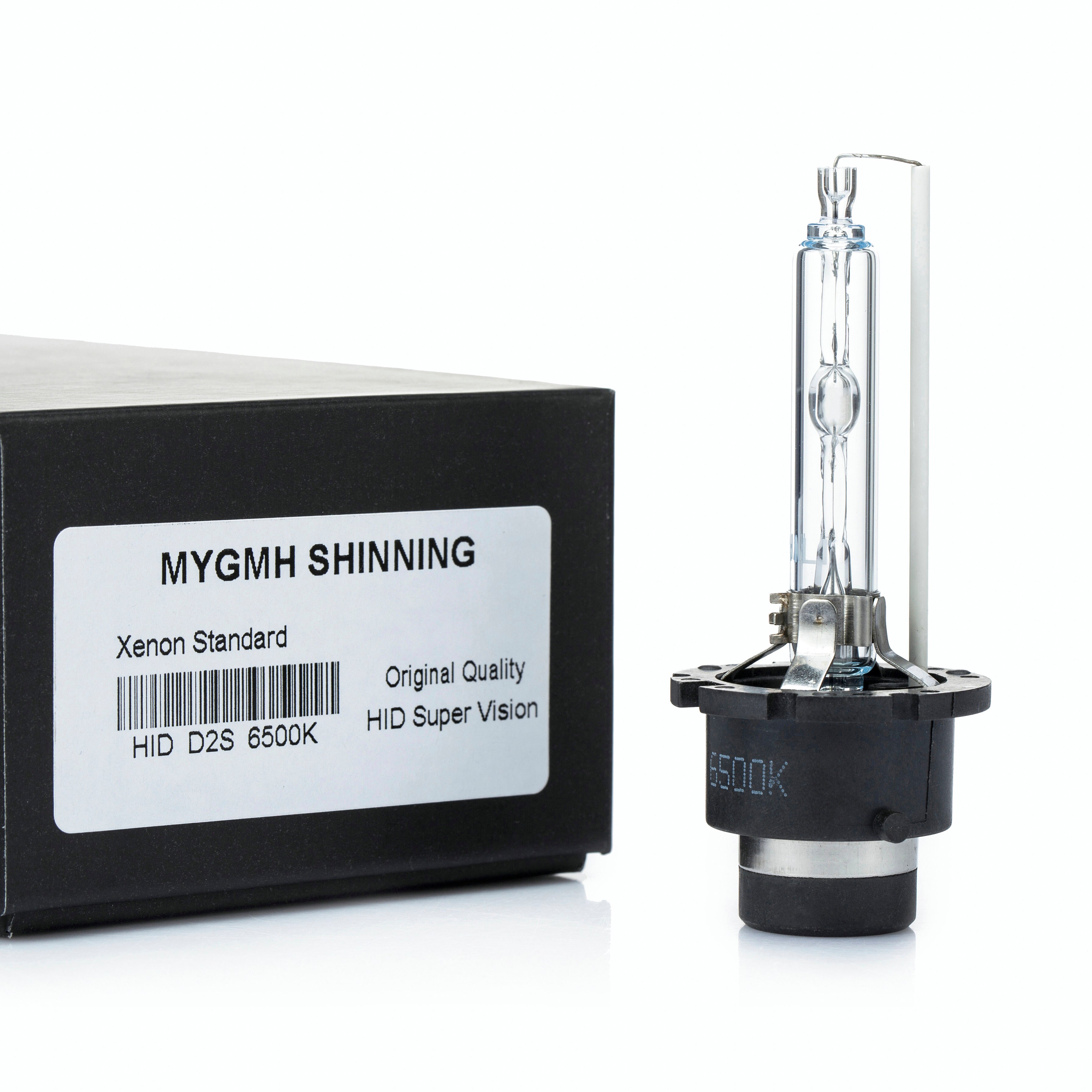 MYGMH SHINING 2 STUKS 12 V 35 W D2S Xenon Lamp Super Hoge helderheid Auto Koplamp HID Fast Bright UV gratis Super Vision 5500 K 6500 K