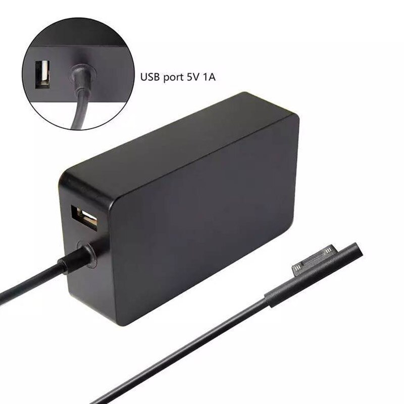 65W Quick Charger USB Charger For Mircrosoft Surface Pro 3 /4/5/6/7 Tablet EU US Plug Tablet PC Charger Adapter Fast Charging