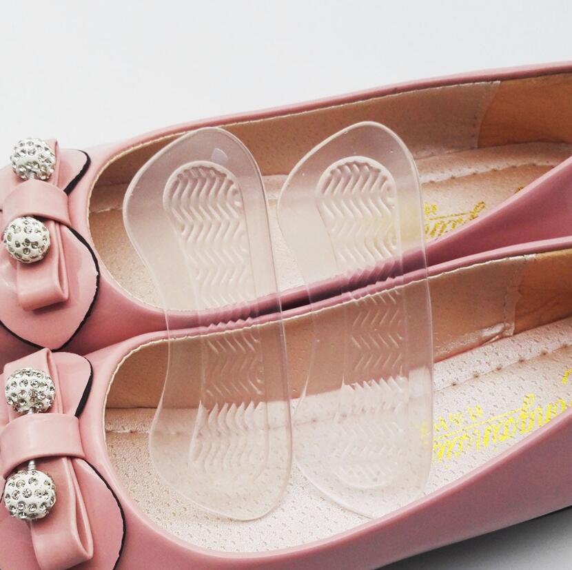 1 Pair Soft Silicone Gel Women Heel Inserts protector Foot feet Care Shoe Insert Pads Insole Cushion Feet Care Accessories