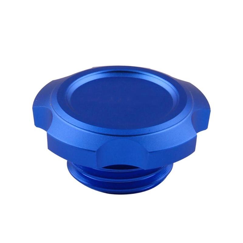 Tapón de relleno de aceite para vehículo con motor del automóvil de aleación de aluminio para Subaru WRX STi GC GD GF GM GG GE GH, piezas de repuesto, estilo de coche: Azul