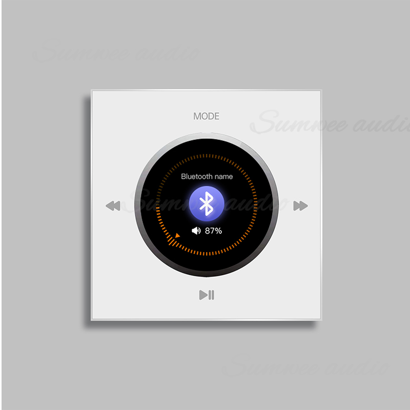 Mini Home Muziekspeler Bluetooth Achtergrondmuziekcontrolesysteem Audiopaneel Ingebouwde wandversterker FM U disk TF AUX afspelen